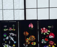 和紙を使った切り絵を作成してます イメージ1