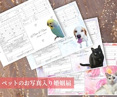 デザイン婚姻届◎記念に残る婚姻届を制作いたします イメージ1