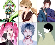 幅広い絵柄でご要望に沿ったイラストを描きます 【アイコン・キャラデザ・PVイラスト・立ち絵・版権等何でも】