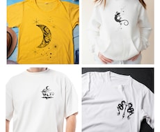 おしゃれなオリジナルイラストTシャツ作ります 現役イラストレーターが作るシンプルで印象に残るグッズデザイン