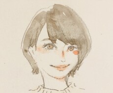 アイコン等に！水彩の優しく可愛いイラスト描きます 水彩タッチで手描きのあたたかい雰囲気が好きな方へ