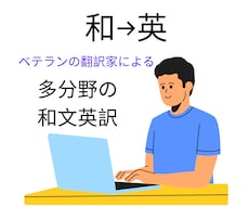 英語のネイティブによる和文英訳をします イメージ1