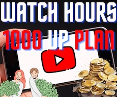 Youtube再生時間1000時間～！特典付けます YouTubeチャンネル規模拡大へ！【安心価格】【安心保証】