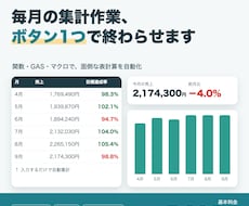 Excel・スプシの面倒な作業を自動化します イメージ1