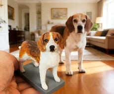 写真から作るフィギュア｜愛犬・愛猫似顔人形ます