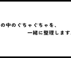 仕事のモヤモヤ、一緒に整理します 話しながら、頭の中が整理されていく60分