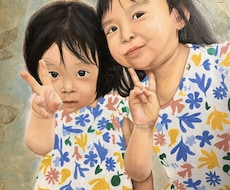 肖像画・似顔絵を油絵で制作致します 特別な思い出をオーダーメイドの油絵で飾りませんか？