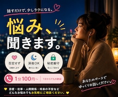 悩み・愚痴を否定せず聞きます イメージ1