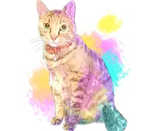ペットのお写真イラストにします イメージ1