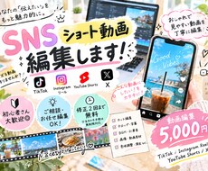 SNSショート動画編集します｜初心者歓迎ます イメージ1