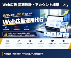 Web広告の初期設計・アカウント構築をします イメージ1