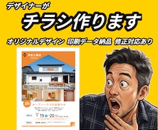見やすく伝わるチラシを制作します イメージ1