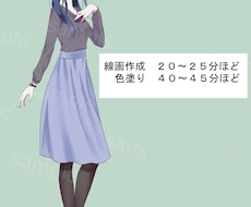 簡単なイラストや立ち絵を描きます イメージ1