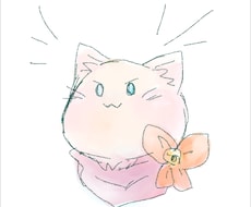 ふんわりとしたイラストをかきます イメージ1