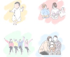 お写真をもとに水彩画風のイラスト描きます イメージ1