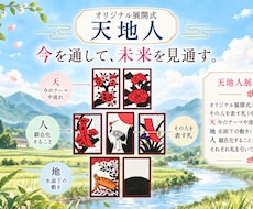 花札占い｜“今”を「天地人展開式」で読み解きます イメージ1