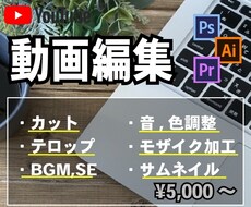高品質とスピード納品で動画編集いたします イメージ1