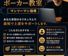 現役講師がポーカー個別オンラインレッスンます イメージ1
