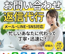 忙しいあなたに代わり問い合わせ返信を代行します 忙しい事業者様へ！迅速・丁寧な返信対応で信頼感をアップ⁠