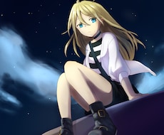 二次創作デジタルイラストで女の子を描きます イメージ1