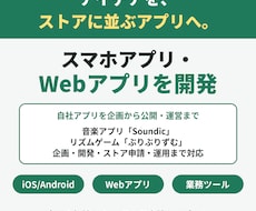 自社アプリを公開した会社がアプリを開発します イメージ1