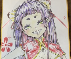 オリジナルキャラクターや似顔絵色紙を描きます イメージ1