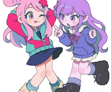 絵柄②最短5時間！ドット立ち絵描きます イメージ1