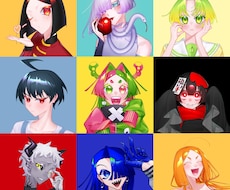 カラフル！キャンディポップなアイコン描きます イメージ1