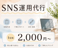 丸投げOK｜SNS投稿（画像＋文章）作成します イメージ1