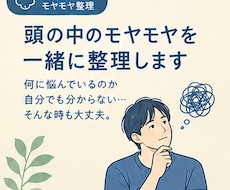 頭の中のモヤモヤを一緒に整理します イメージ1