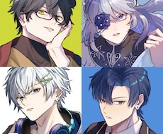リテイク無し即納品！アイコンイラスト描きます シンプルなやり取りで顔アイコンが欲しい方！