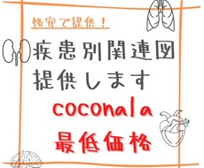 疾患別関連図を提供します 関連図を準備することで、実習が円滑に進みます。