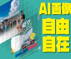 AI画像を広告・SNS・EC用に自然に仕上げます 文字組み・構成変更まで対応。デザイン歴20年の丁寧な仕上げ
