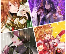 カップルイラスト（似顔絵、夢絵対応）描きます イメージ1