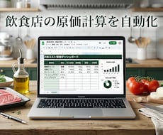 飲食店向け発注計算＋原価管理シート販売します イメージ1