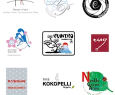 やさしく個性的なロゴ作ります イメージ1