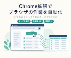 Chrome拡張でブラウザの定型作業を自動化します イメージ1