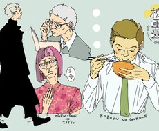 特徴をとらえて！似顔絵描きます スケッチ風の線で特徴をとらえつつ似顔絵かきます。