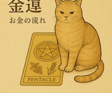金運・お金の流れを静かに読み解きます お金にまつわる不安や迷いに対して、タロット1枚で読み取ります
