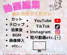 シンプルで見やすい動画編集します イメージ1