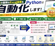 Excel・CSVの面倒な定型作業を自動化します イメージ1