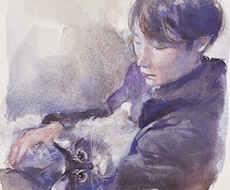 写真から雰囲気のある似顔絵制作します イメージ1