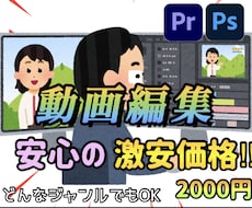 20人以上収益化させた私が動画編集を代行ます イメージ1