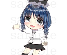 可愛いデフォルメアイコン(夢絵も〇)描きます いろいろな系統描いてます！いつでもご連絡ください！