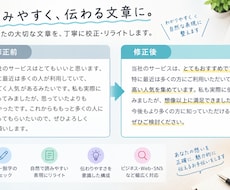 文章を自然で読みやすい日本語に整えます イメージ1