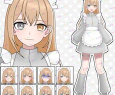 IRIAM向け女性立ち絵を販売します イメージ1
