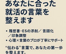 履歴書の添削、面接練習、就活をサポートします イメージ1