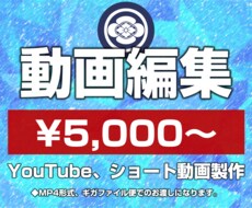 YouTube・ショート動画編集します