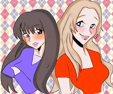 ディズニープリンセス風の似顔絵お描きします イメージ1