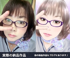 お写真をもとに、透明感あるふんわりソフトな似顔絵にします♪ 全身可！